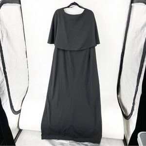 ✅ ELOQUII BLACK MAXI TIE BACK DRESS SIZE 24